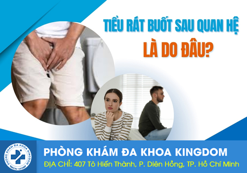 Tiểu rát buốt sau khi quan hệ do đâu? Nguyên nhân bạn cần biết